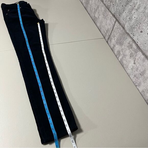 AG Adriano Goldschmied Stevie Slim Straight Corduroy Pants in Dark Navy - Picture 12 of 13